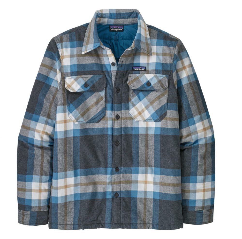 Patagonia Insulated Fjord Flannel Jacket Mens Size Medium Gorpcore Plaid